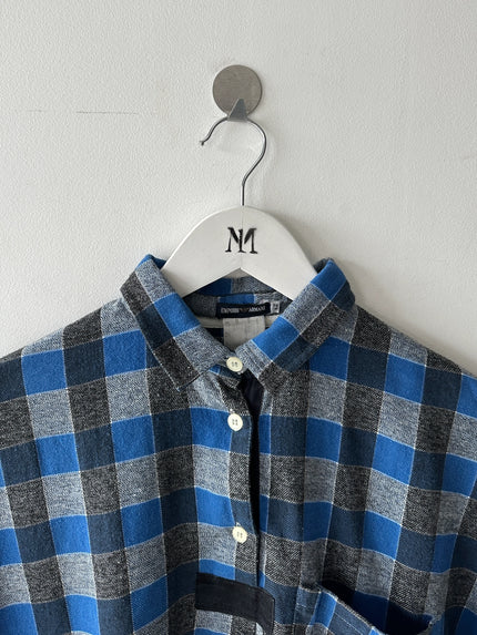 EMPORIO ARMANI - 1980s BOXY FIT CHECKED BLOUSON