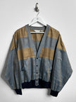 ITALIAN LABEL 1980s LINEN BLOUSON JACKET