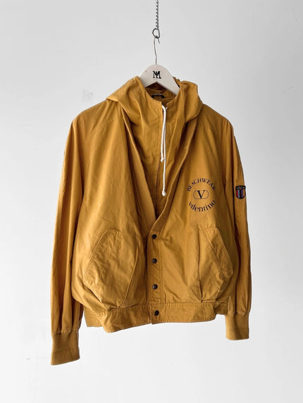 VALENTINO 1980s HOODED BOMBER JACKET