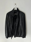 JEAN PAUL GAULTIER OBJET - 1990s PERFORATED LEATHER JACKET WITH ZIP OFF FUR LINING