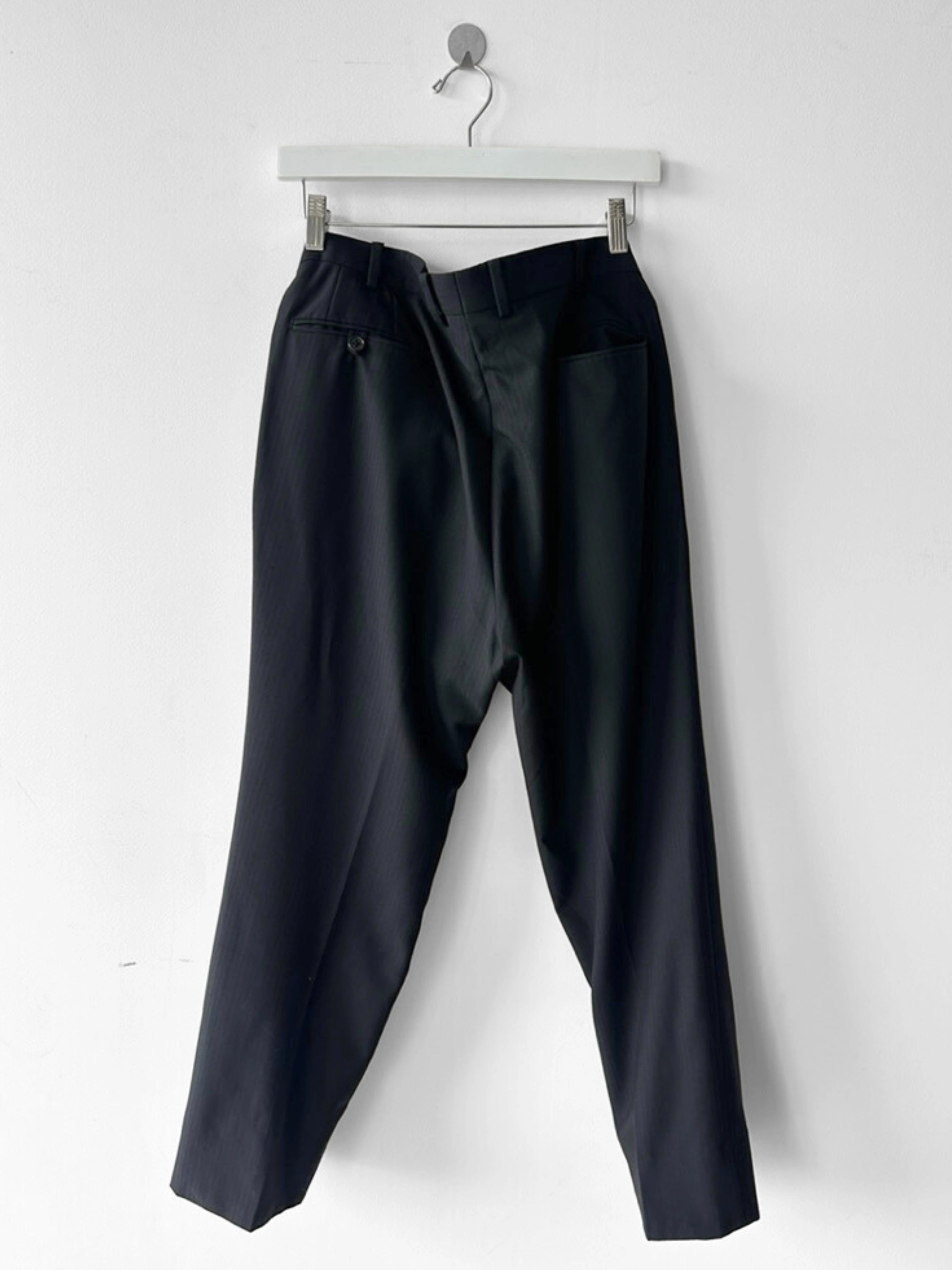 1990s PINSTRIPED TAILORED TROUSERS