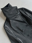 EMPORIO ARMANI - F/W 2002 METALLIC FINISH DOUBLE BREASTED JACKET
