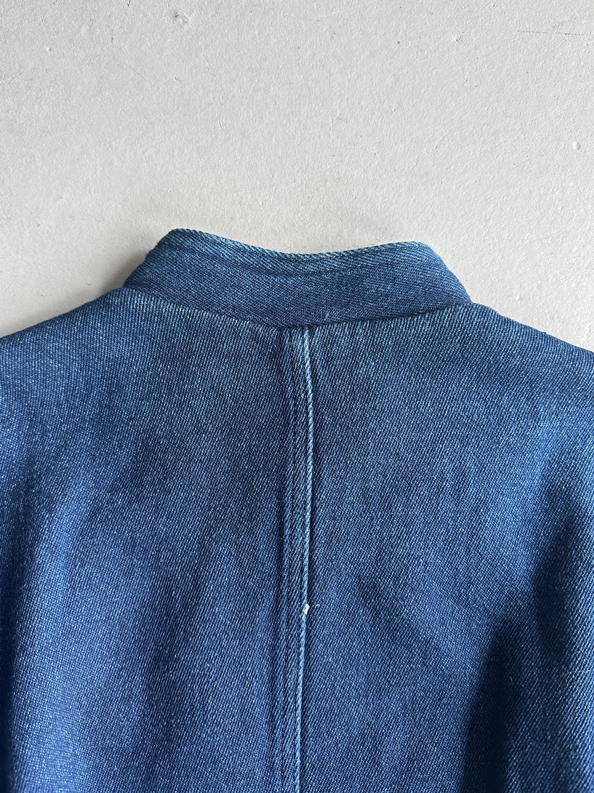 KENZO - 1980s DOUBLE BREASTED DENIM JACKET