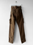 CERRUTI 1881 - 1980s DISTRESSED CARGO TROUSERS