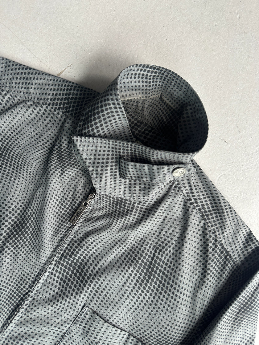 JEAN PAUL GAULTIER OBJET - 1990s CYBER DOTS SURREALIST ZIPPED SHIRT