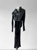 JUNYA WATANABE A/W 2007 ASYMMETRICAL LACE DRESS WITH BIKER JACKET