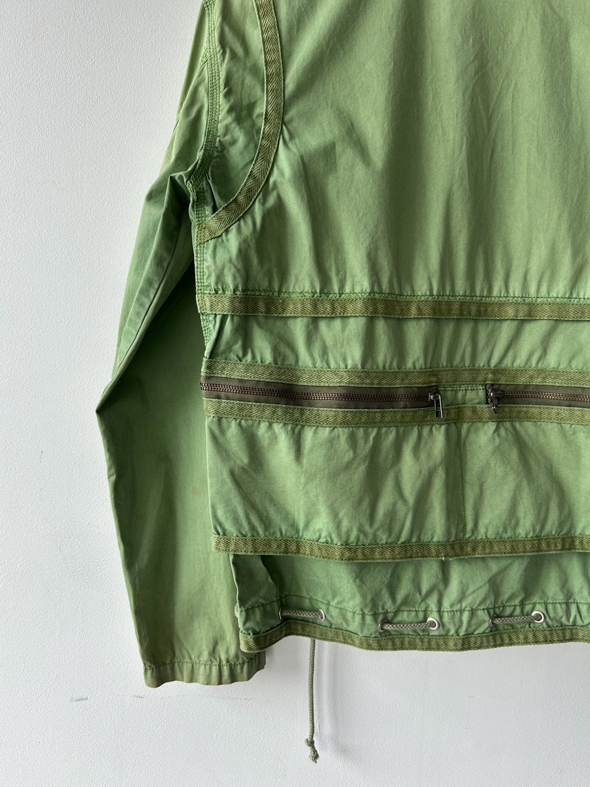SABOTAGE - 2000s DYED TECHNICAL JACKET WITH WRAP AROUNT POCKET PANEL