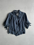 MARITHÉ + FRANÇOIS GIRBAUD -  S/S 2010 DECONSTRUCTED HEM BUTTONED BLOUSE