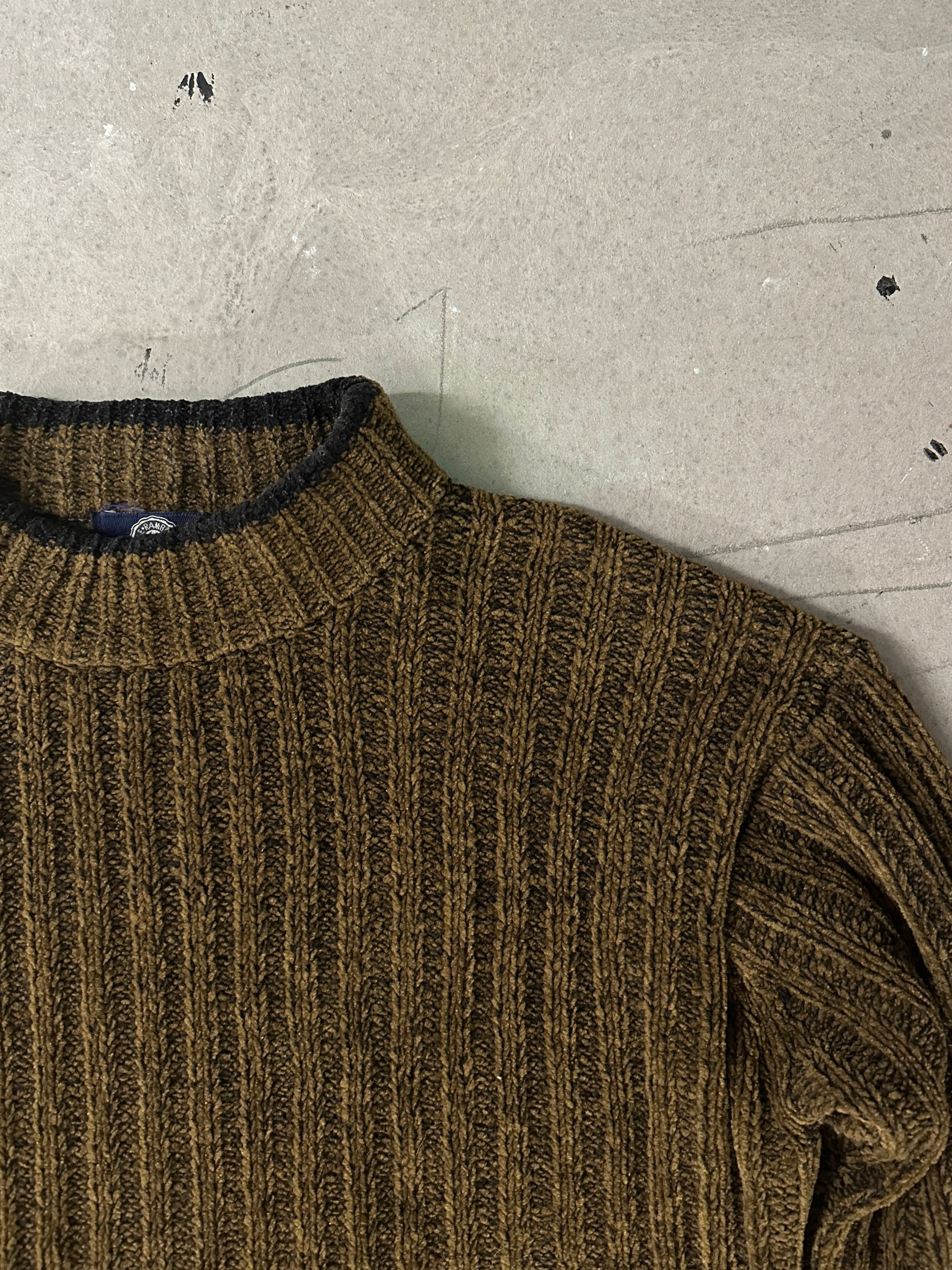 1990s CHENILLE MOCK NECK JUMPER