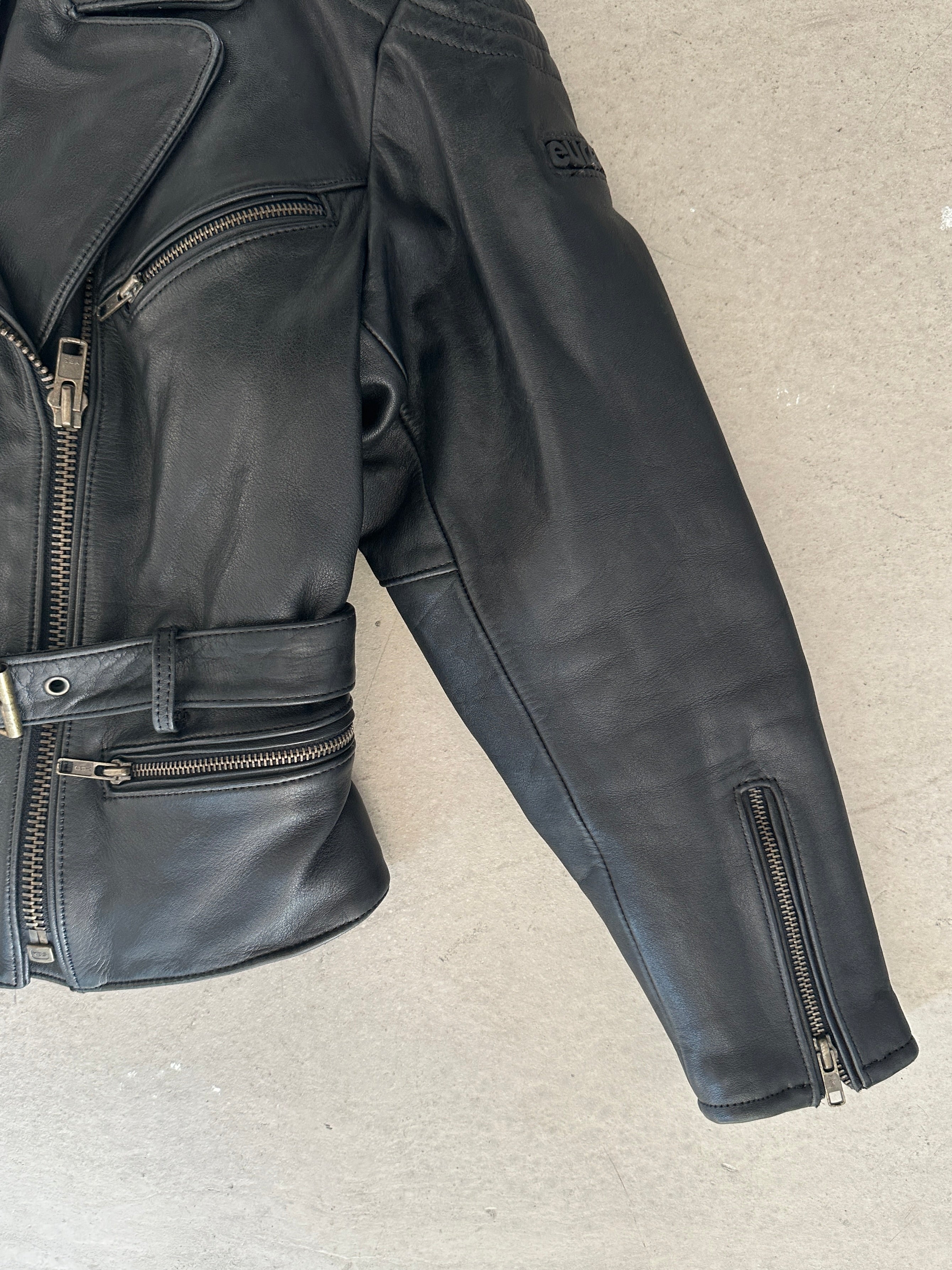 1974 LEATHER BIKER JACKET