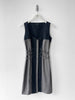 JOHN RICHMOND - 2000s PANELLED DRESS WITH LACING DETAILS AT WAIST