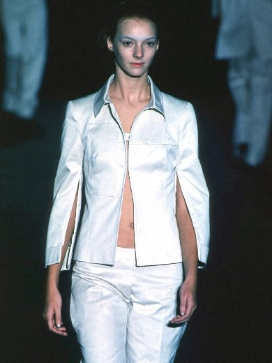 COSTUME NATIONAL - S/S 1999 LIGHT JACKET WITH ZIPPED SLEEVE