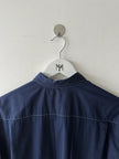 COMME DES GARÇONS - 2000s CONTRAST FABRIC LONG SLEEVE SHIRT