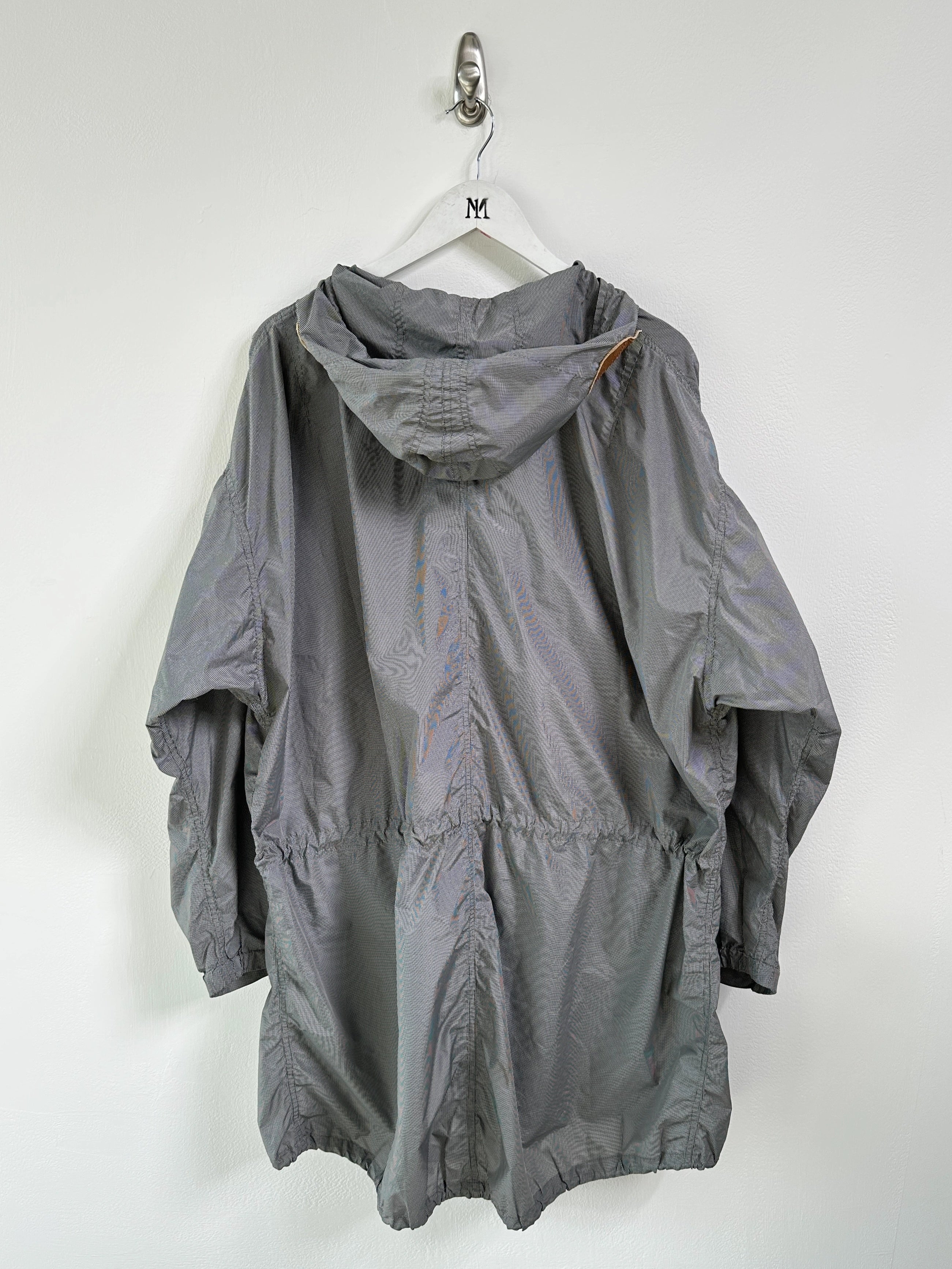 EMPORIO ARMANI - late 1990s MICRO CHECK HOODED PARKA