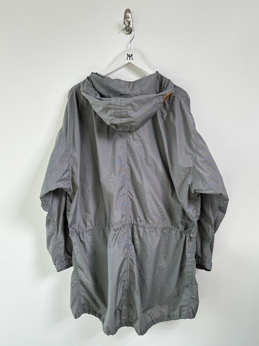 EMPORIO ARMANI - late 1990s MICRO CHECK HOODED PARKA