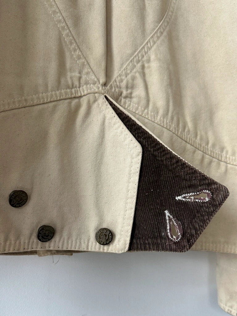 DIESEL - 1980s BOMBER JACKET WITH LAYERED SUEDE PANEL FRONT