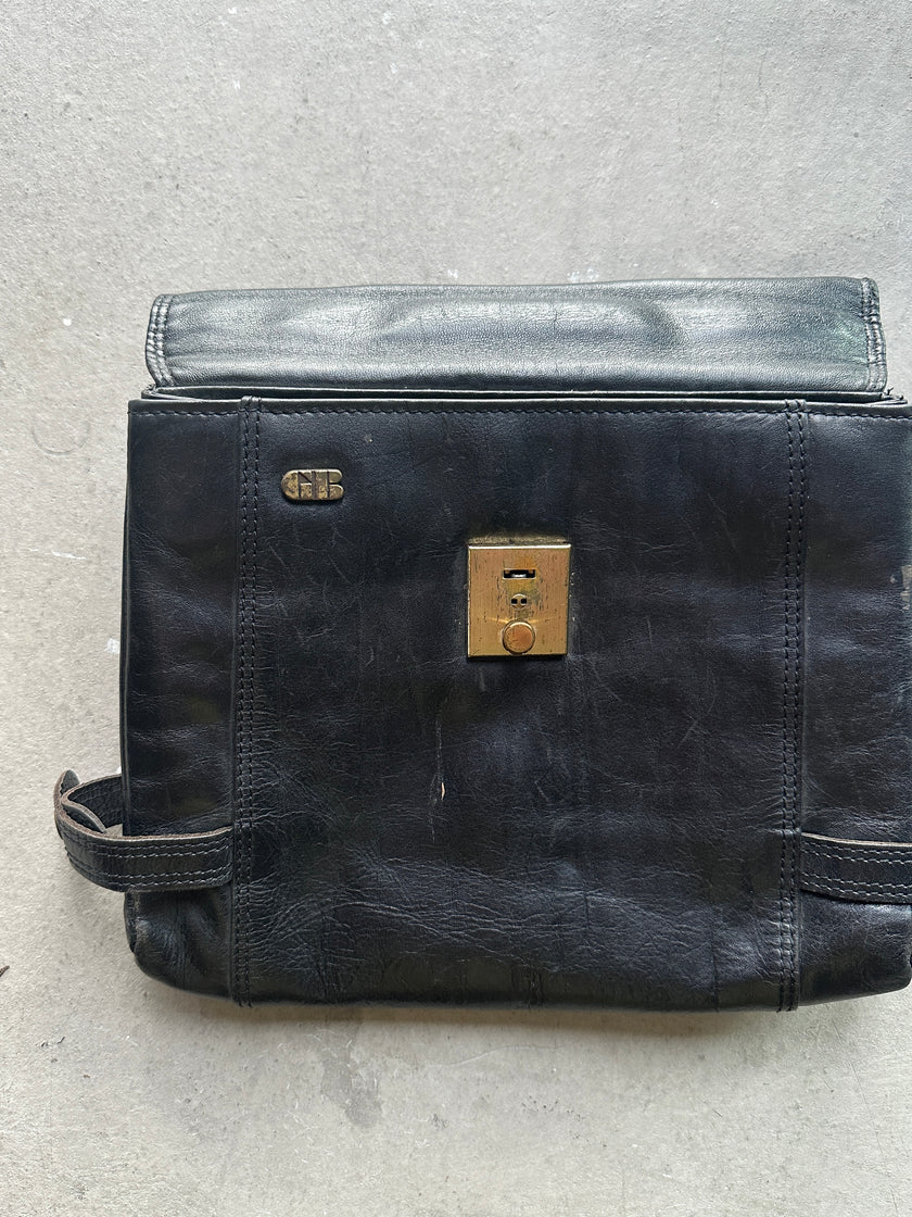 1970s LEATHER HANDBAG