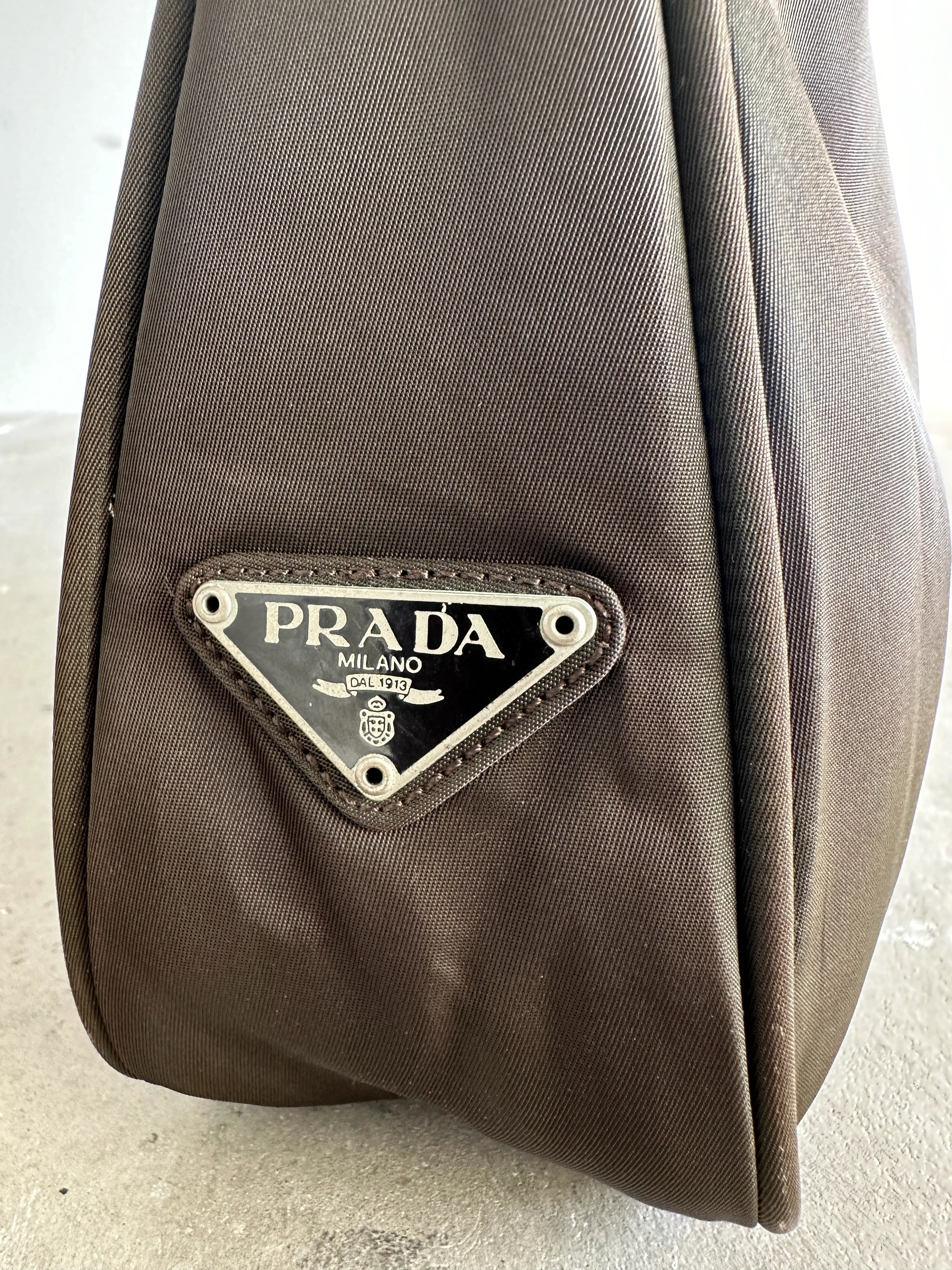 PRADA - 2000s NYLON HOBO SHOULDER BAG