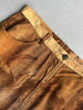ALVIERO MARTINI - F/W 2003 MAP PRINT CORDUROY SKIRT