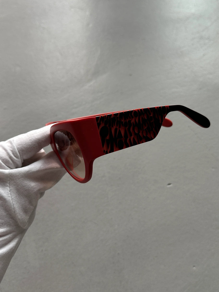 MISSONI - 2000s BOLD GRAPHIC OVERSIZED SUNGLASSES
