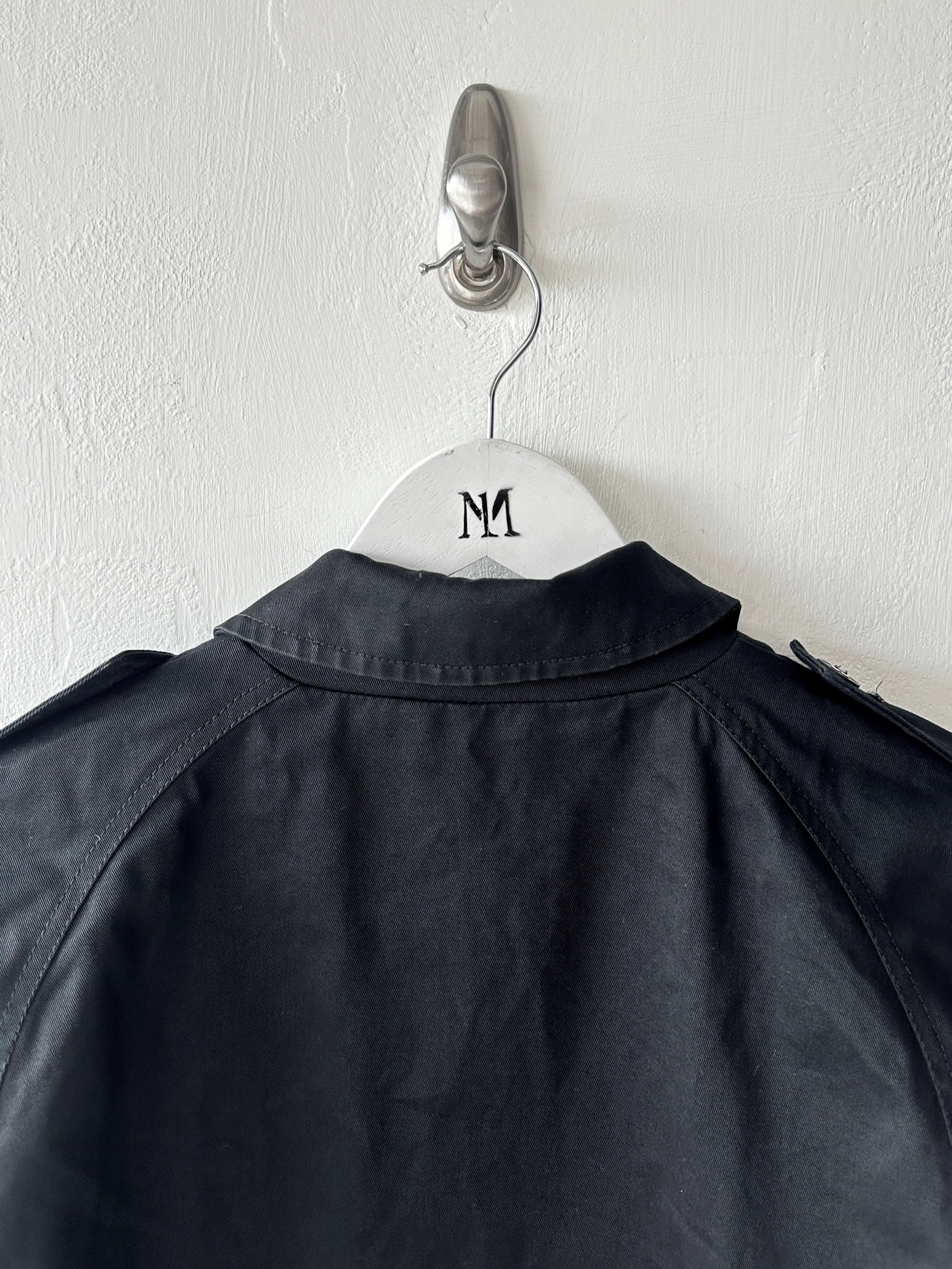 GIANFRANCO FERRÉ - S/S 2008 STRAIGHT FIT JACKET WITH OVERSIZED THROAT FLAP