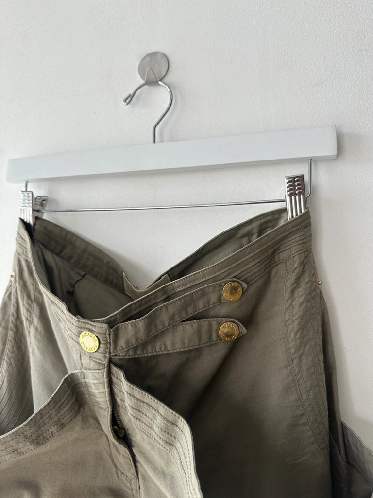 GAETANO NAVARRA - S/S 2004 2 IN 1 TROUSERS SHORTS WITH ZIP DETAILS
