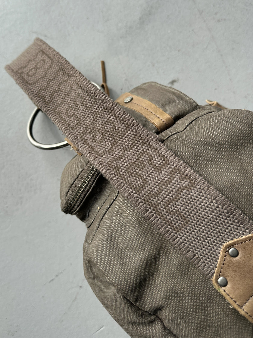 DIESEL SPARE PARTS - 2000s WAXED CANVAS CARGO BAG