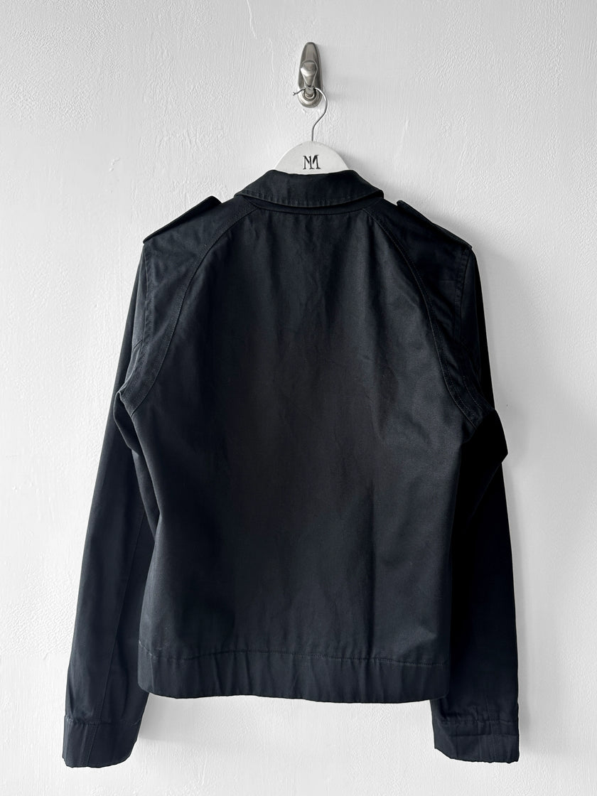 GIANFRANCO FERRÉ - S/S 2008 STRAIGHT FIT JACKET WITH OVERSIZED THROAT FLAP