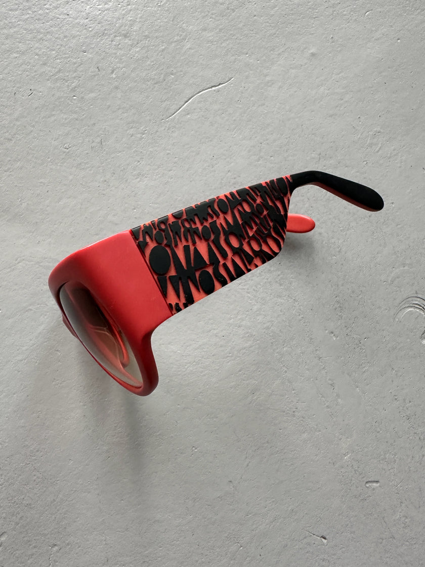 MISSONI - 2000s BOLD GRAPHIC OVERSIZED SUNGLASSES