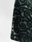 PRADA - F/W 2009 DEVORE VELVET KNEE LENGTH SKIRT