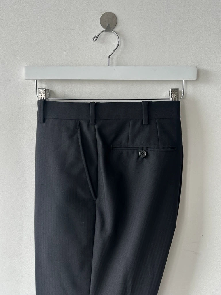 1990s PINSTRIPED TAILORED TROUSERS