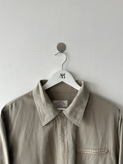 ARMANI JEANS - early 1990s ZIPPED CANAPA SHIRT