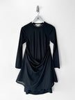 COMME DES GARÇONS - F/W 2021 ASYMMETRIC DRESS WITH MESH OVERLAY