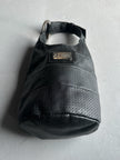 ARMANI JEANS - 2000s PERFORATED LEATHER BUCKET BAG