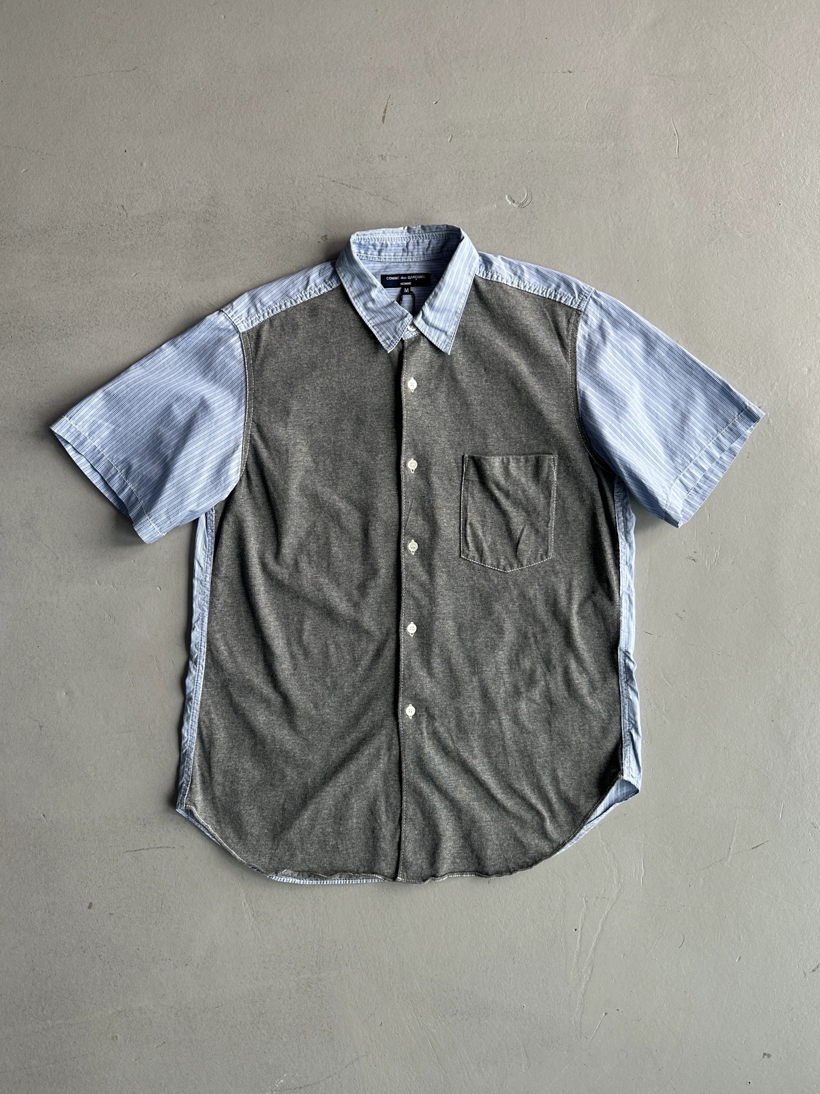 COMME DES GARÇONS - S/S 2006 PANELED HALF SLEEVE SHIRT