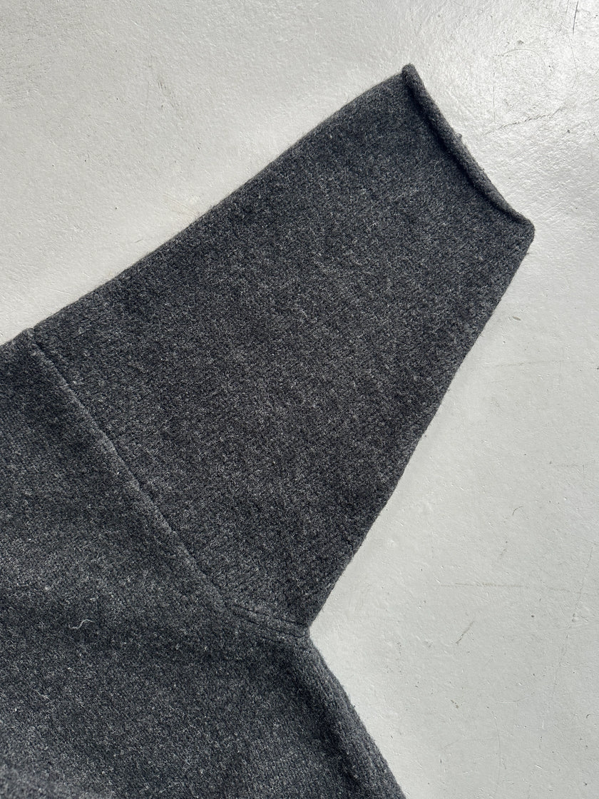 ESKANDAR - 1990s OVERSIZED ASYMMETRICAL WOOL COAT