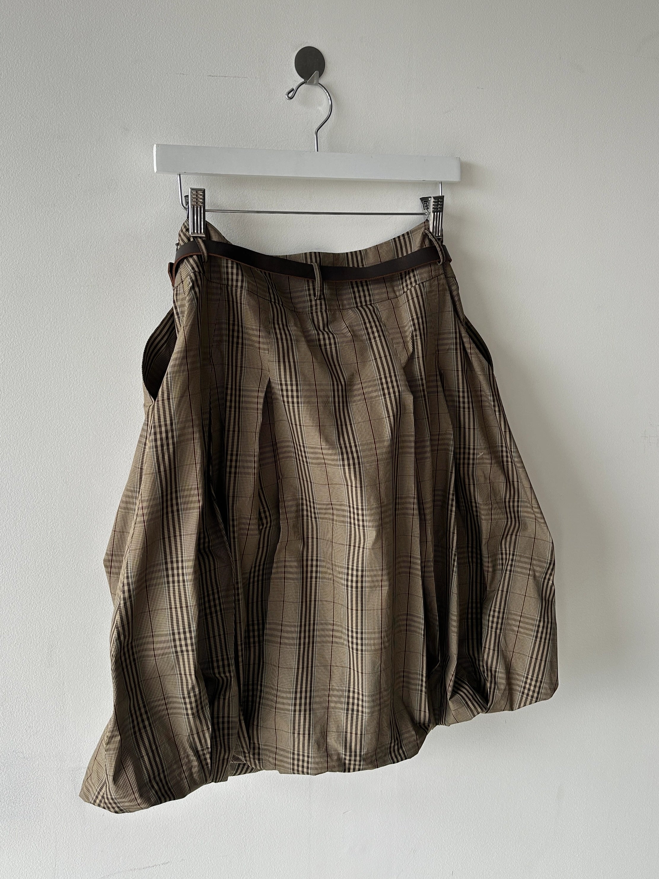 ITALIAN LABEL early 2000s BALLOON SKIRT WITH WRAP FRONT WAIST
