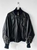 KANSAI YAMAMOTO - 1990s LEATHER BOMBER JACKET