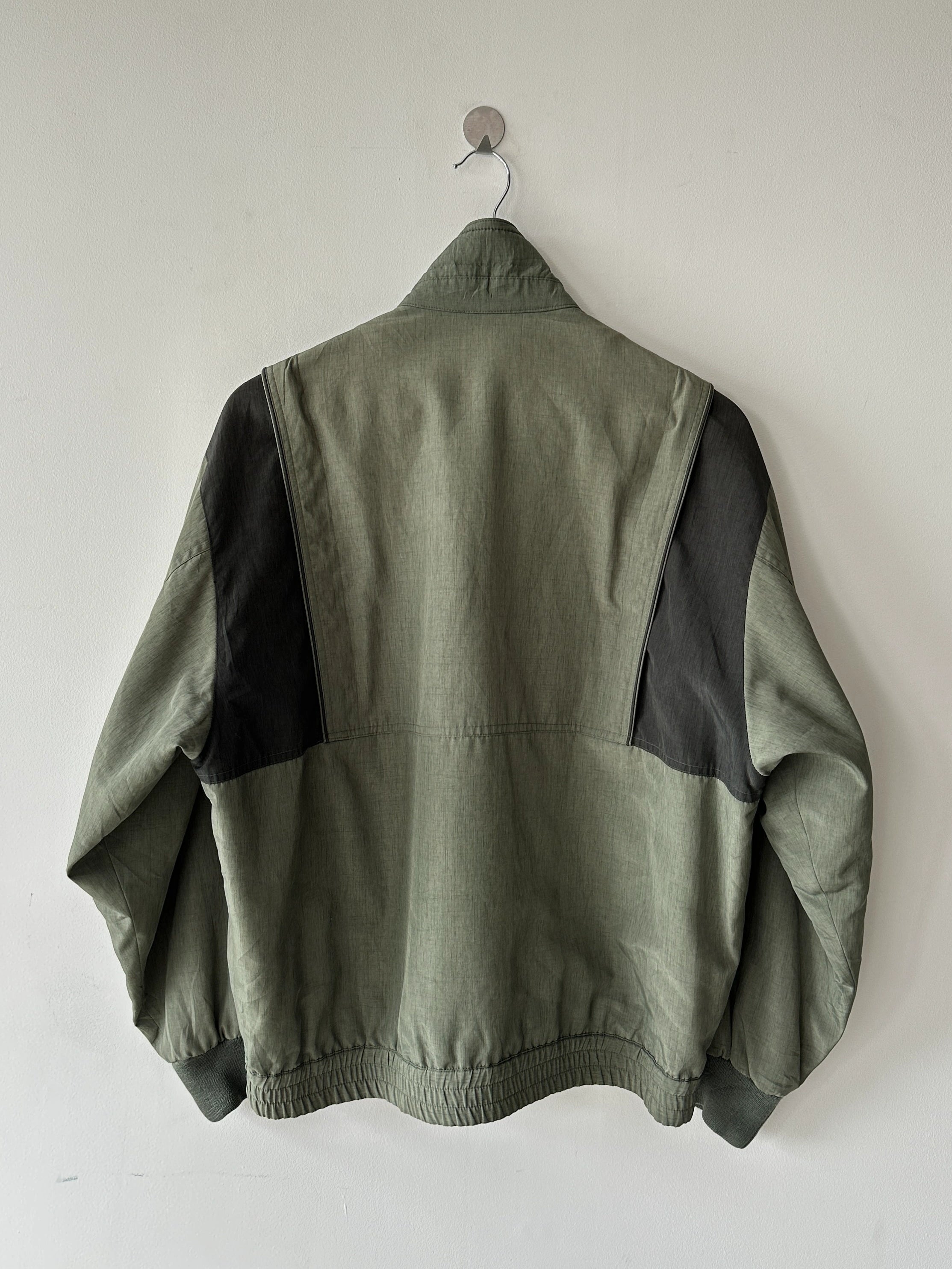 1990s COLOUR BLOCK BOMBER JACKET