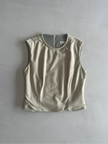 EMPORIO ARMANI - 1990s ZIPPED BACK VEST TOP
