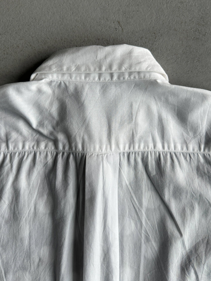 COMME DES GARÇONS BLACK - S/S 2011 POLKA DOTS FRONT PANEL LONG SLEEVE SHIRT