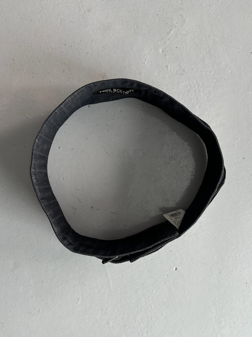 NEIL BARRETT - early 2000s LINEN WAIST BELT