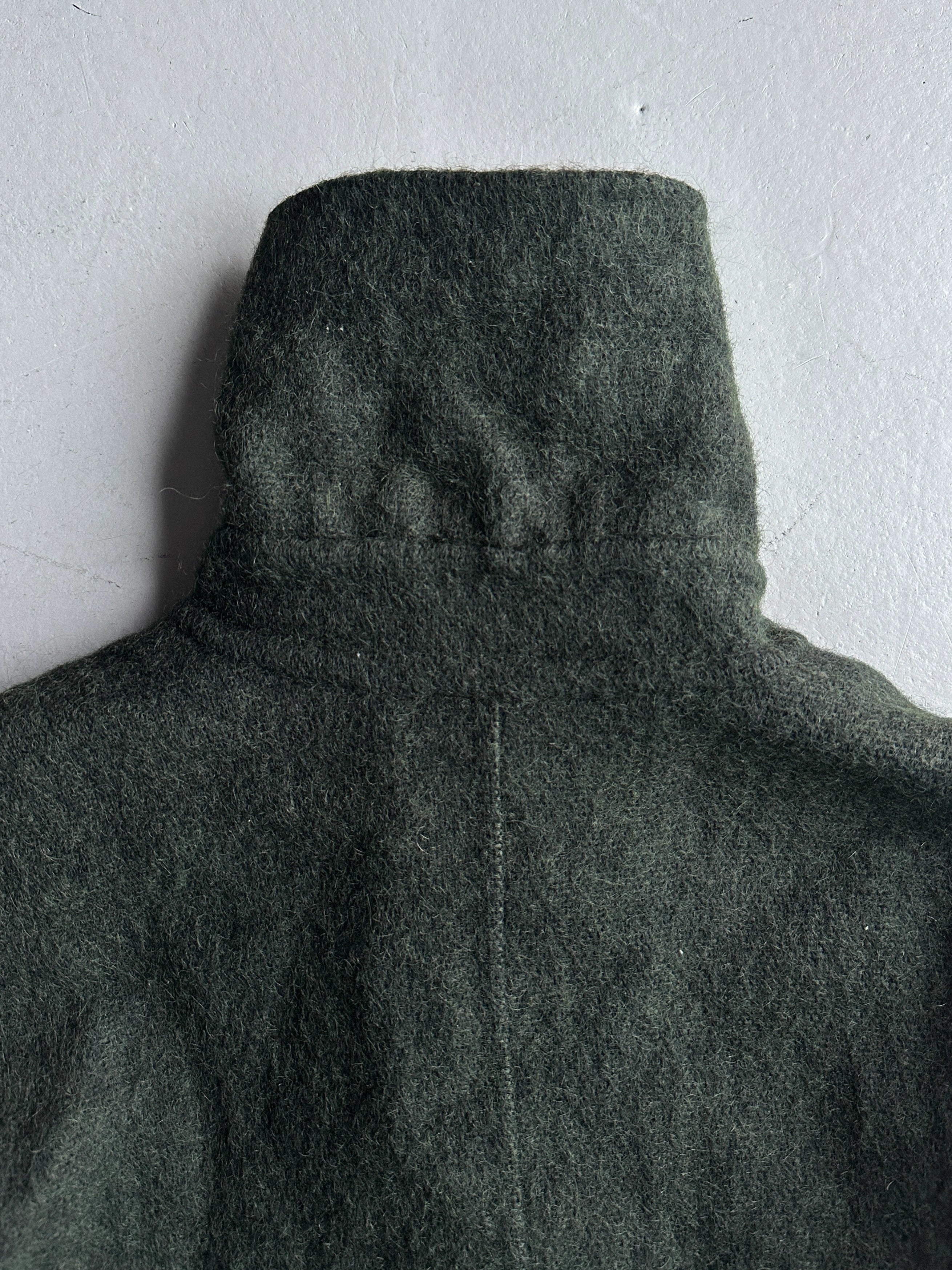 ISSEY MIYAKE - F/W 1995 CONTRASTING COLLAR FELTED WOOL JACKET