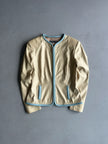 ALVIERO MARTINI - 1990s FITTED JACKET WITH PIPING DETAILS