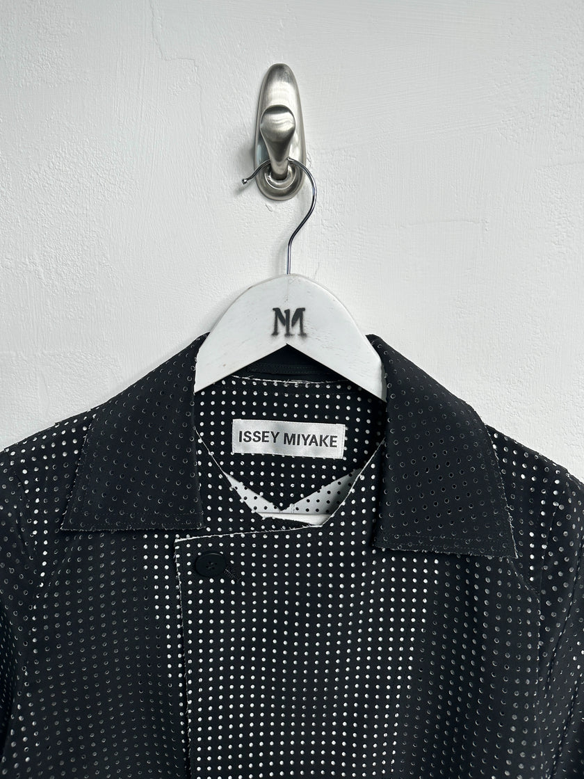 ISSEY MIYAKE - S/S 2014 LAYERED CONSTRUCTION PERFORATED JACKET