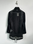 COMME DES GARÇONS - S/S 2025 PERFORATED MESH JACKET WITH CONSTRASTING SLEEVE