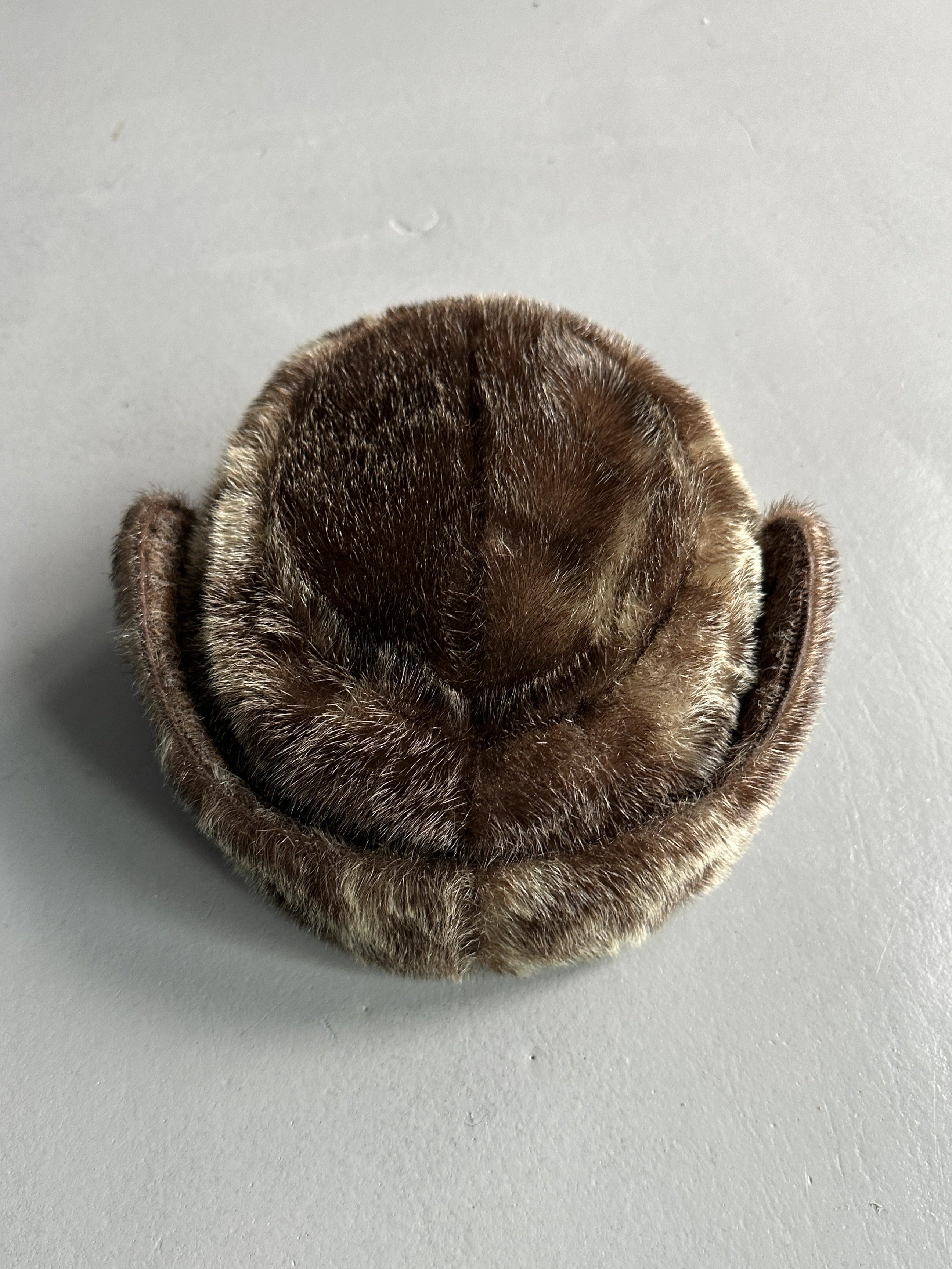 1970s TRAPPER FAUX FUR HAT