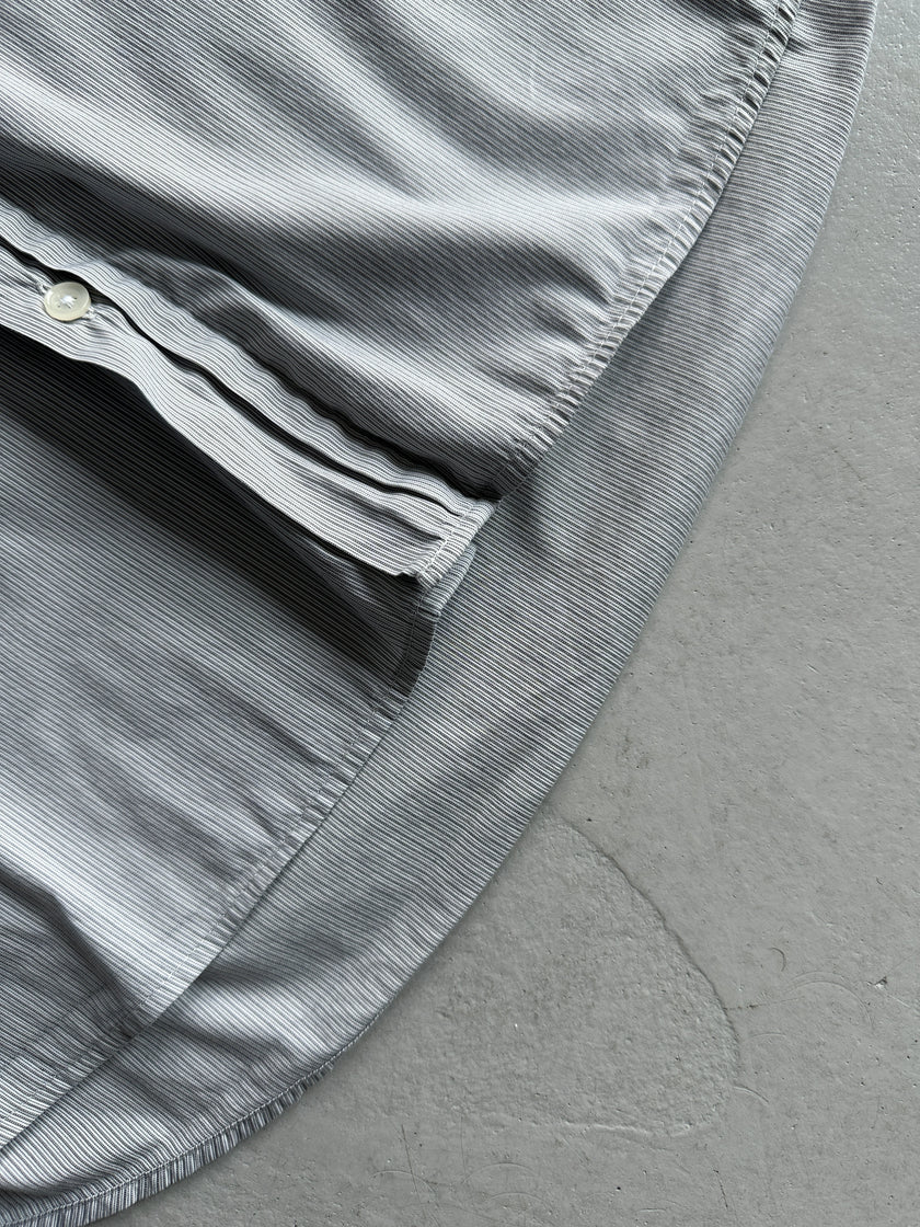 KENZO - 2000s CONTRASTING PANEL LONG SLEEVE SHIRT