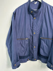 1980s BOMBER JACKET WITH CROCHET PANEL INSERTS