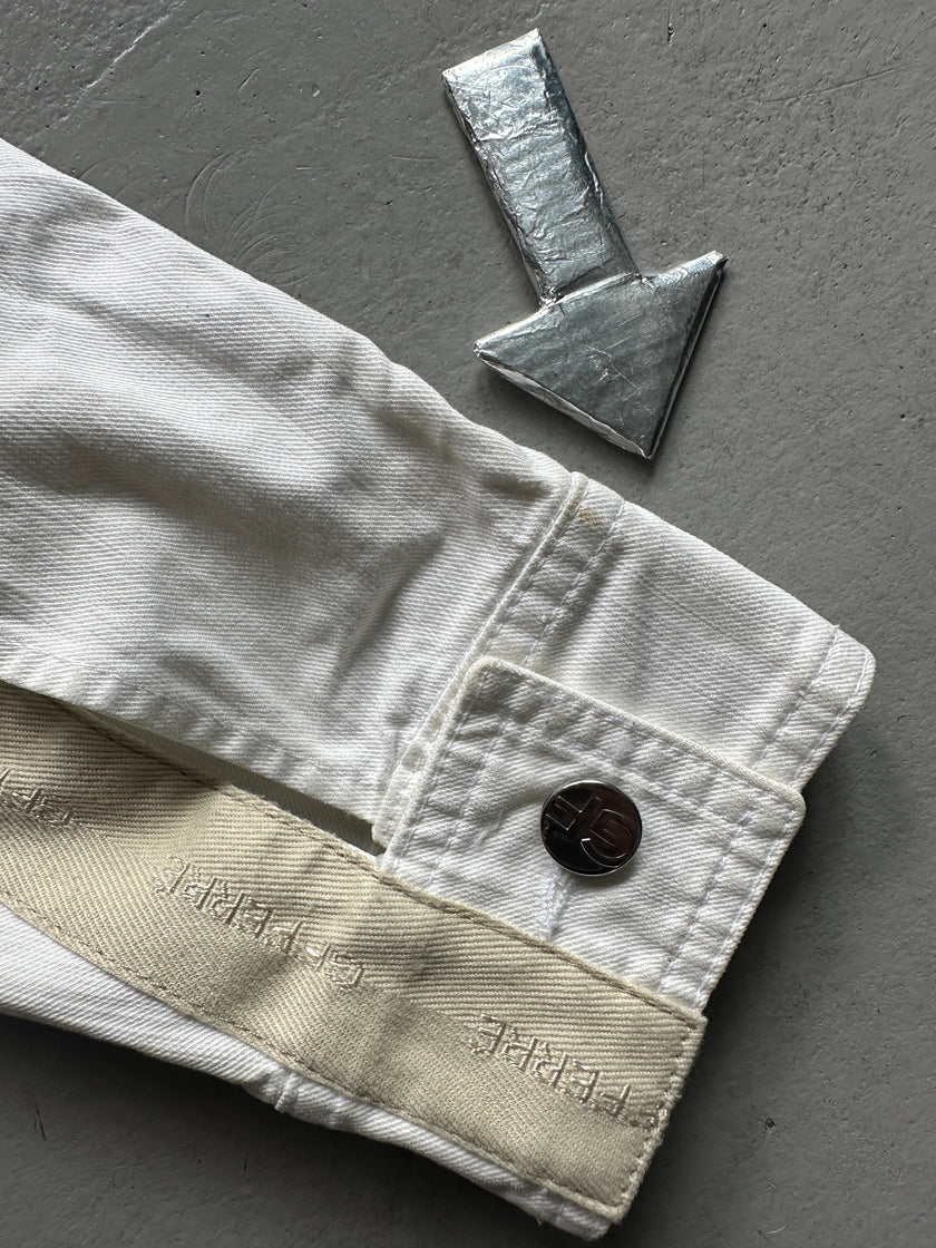 GIANFRANCO FERRÉ - 1990s ZIP DETAIL FRONT DENIM JACKET